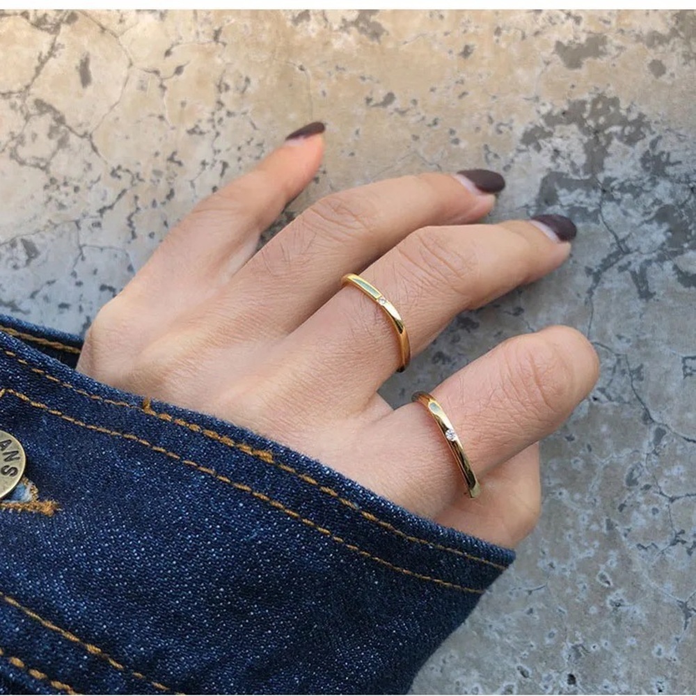 Elegant Gold and Silver Women's Rings